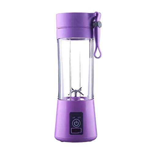 FreshBlend Portable USB Electric Blender Juicer Cup – 380ml, Rechargeable, Multicolour, Smoothie Maker & Fruit Juicer
