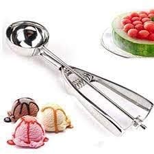 ChillServe Stainless Steel Ice Cream Scooper – Easy Grip, Non-Stick Spoon for Hard & Soft Frozen Desserts
