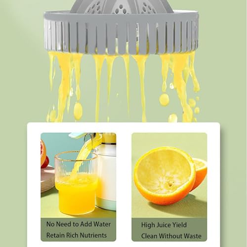 JuiceGo Portable Electric Citrus Juicer – Cordless, USB Rechargeable Lemon & Fruit Squeezer (Travel-Friendly)