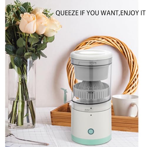 JuiceGo Portable Electric Citrus Juicer – Cordless, USB Rechargeable Lemon & Fruit Squeezer (Travel-Friendly)