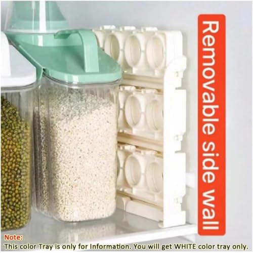 Best Product Name/Title: EggPro 24-Grid Stackable Egg Storage Box – Double Layer Dispenser Organizer for Fridge & Kitchen
