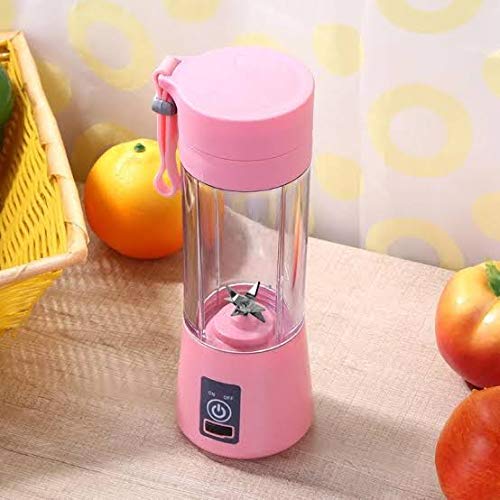 FreshBlend Portable USB Electric Blender Juicer Cup – 380ml, Rechargeable, Multicolour, Smoothie Maker & Fruit Juicer