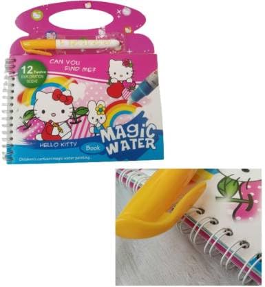 Hello Kitty Magic Water Book – Reusable Water Painting & Doodle Pad For Kids