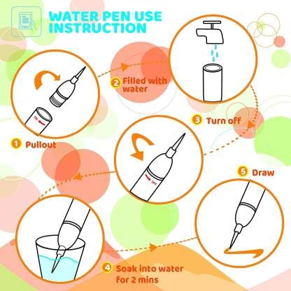 Hello Kitty Magic Water Book – Reusable Water Painting & Doodle Pad For Kids