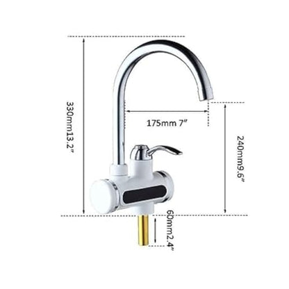 StreamPro Instant Water Heater Faucet – Digital Hot & Cold Mixer Tap for Kitchen & Bathroom