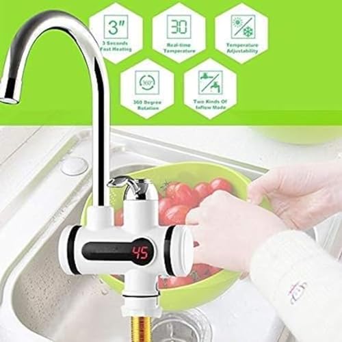 StreamPro Instant Water Heater Faucet – Digital Hot & Cold Mixer Tap for Kitchen & Bathroom
