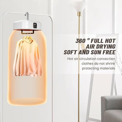 EcoDry Portable Electric Cloth Dryer – Foldable, Remote Control, Fast Drying Wardrobe System