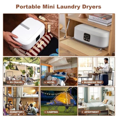 EcoDry Portable Electric Cloth Dryer – Foldable, Remote Control, Fast Drying Wardrobe System