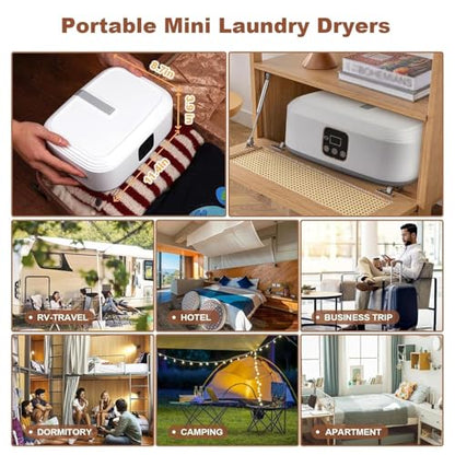 EcoDry Portable Electric Cloth Dryer – Foldable, Remote Control, Fast Drying Wardrobe System