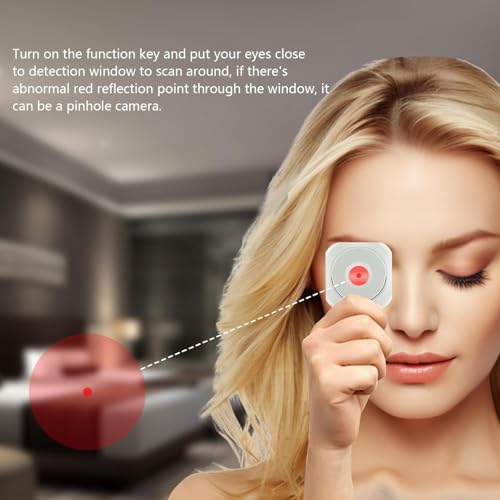SpySafe Hidden Camera Detector – Wireless Anti-Spy Bug Finder & Lens Locator (Portable Security Gadget)