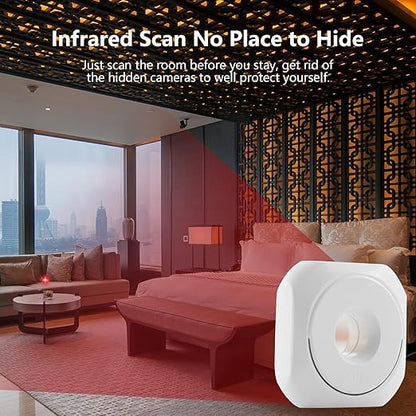 SpySafe Hidden Camera Detector – Wireless Anti-Spy Bug Finder & Lens Locator (Portable Security Gadget)