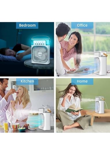 ArcticBreeze 3-in-1 Portable Air Cooler, Humidifier & Purifier – USB Rechargeable, Rapid Cooling