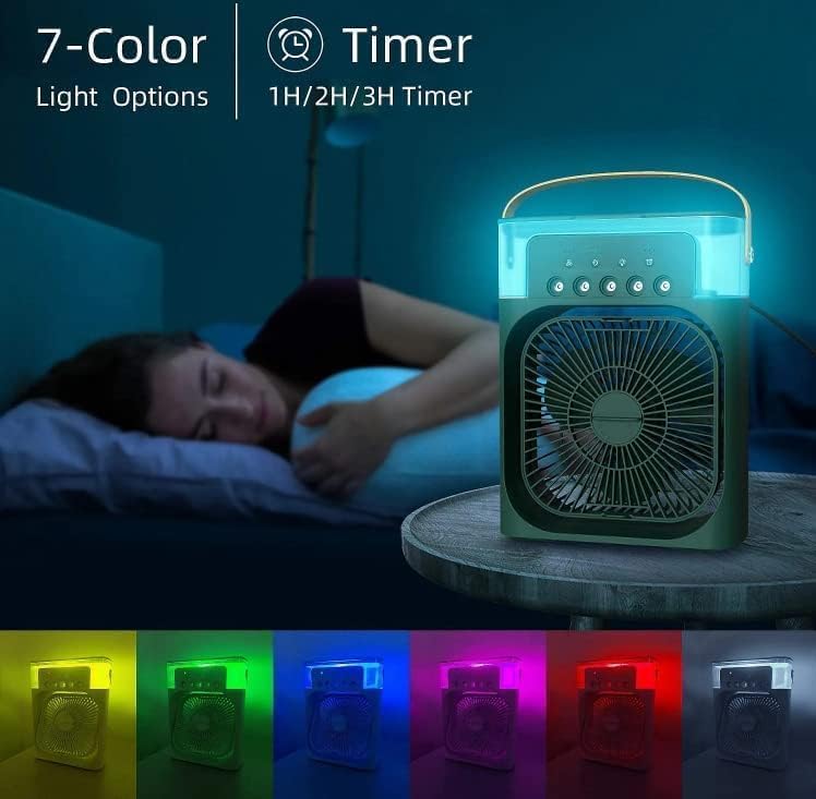 ArcticBreeze 3-in-1 Portable Air Cooler, Humidifier & Purifier – USB Rechargeable, Rapid Cooling