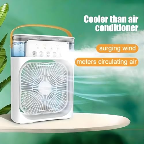 ArcticBreeze 3-in-1 Portable Air Cooler, Humidifier & Purifier – USB Rechargeable, Rapid Cooling